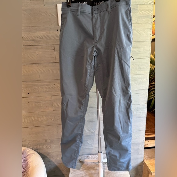 Hurley Light Gray Chinos Durable Outdoor Style - Picture 1 of 5